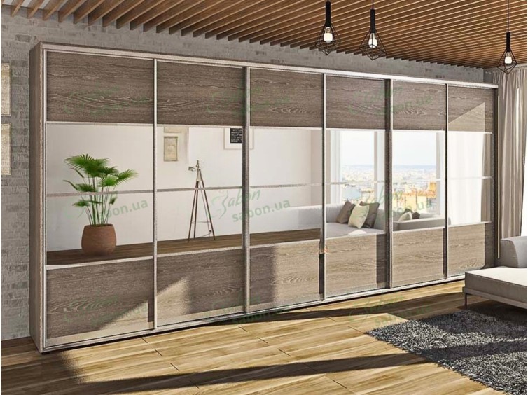 Шафа-купе Стандарт 7.7 шестидверна H-240 1