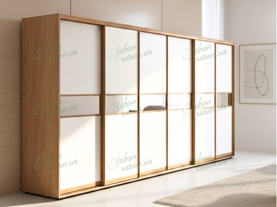 Шафа-купе Стандарт 5.4 шестидверна H-220 2