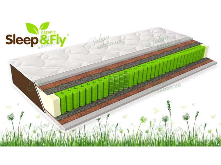 Ортопедический матрас Sleep&Fly Organic Omega 1