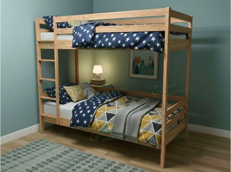 Деревянная двухъярусная кровать-трансформер Нота дуэт 9 