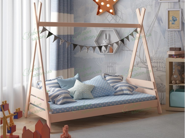 Дитяче ліжко-будиночок Дріма з натурального дерева 6 