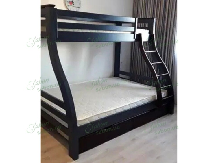 Деревянная двухъярусная кровать Аляска 12 