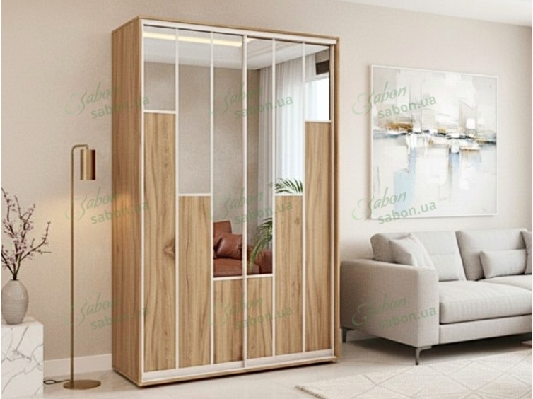 Шафа-купе Стандарт 27-28 дводверна H-210 1