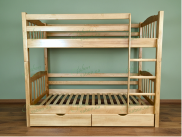Деревянная двухъярусная кровать-трансформер Бай-Бай 2