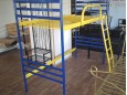 Металлическая двухъярусная кровать-чердак Флай Дуо Чердак 15