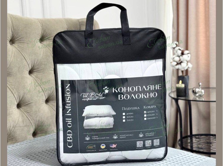 Одеяло КОНОПЛЯНОЕ ВОЛОКНО 2 