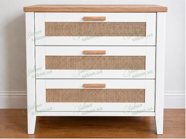 Комод ECO с ротангом из натурального дерева 2