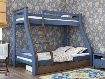Деревянная двухъярусная кровать Аляска 2