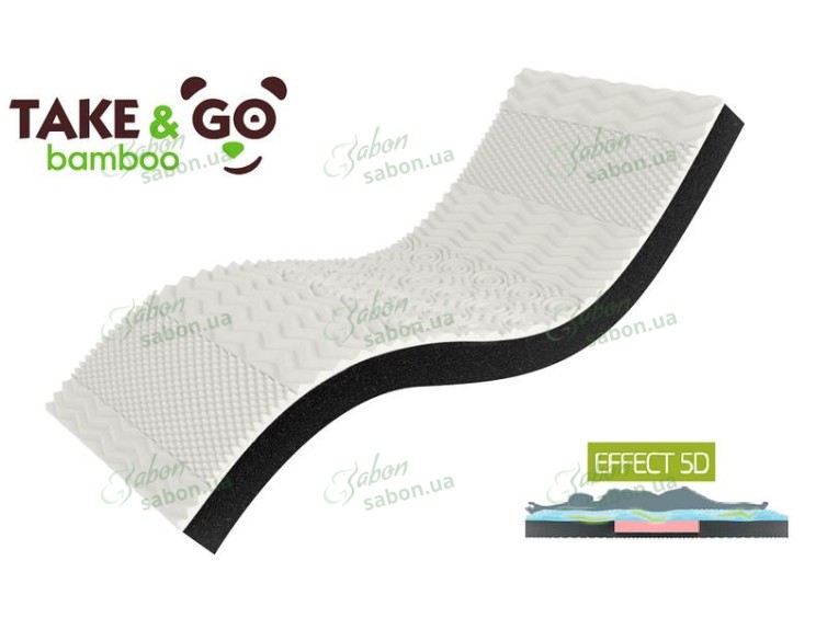 Матрас ортопедический Take&Go bamboo NeoBlack 3 