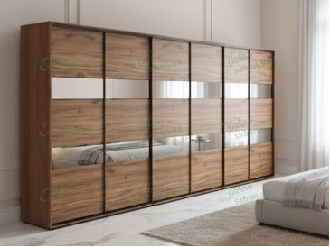 Шафа-купе Стандарт 25.1 шестидверна H-220 2