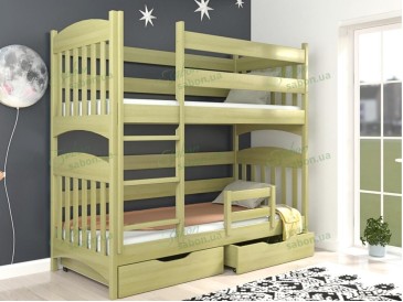 Деревянная двухъярусная кровать-трансформер Мелиса-ольха
