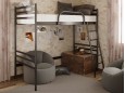 Металлическая двухъярусная кровать-чердак Флай Дуо Чердак 14