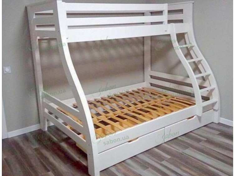 Деревянная двухъярусная кровать Аляска 14 