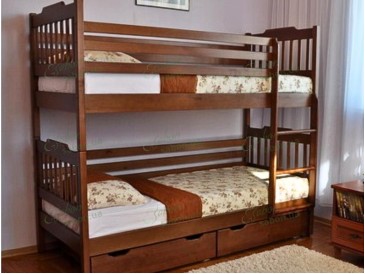 Деревянная двухъярусная кровать-трансформер Нортон Дуэт 2