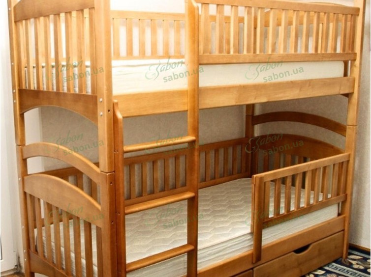 Деревянная двухъярусная кровать-трансформер Карина Дуэт 9 
