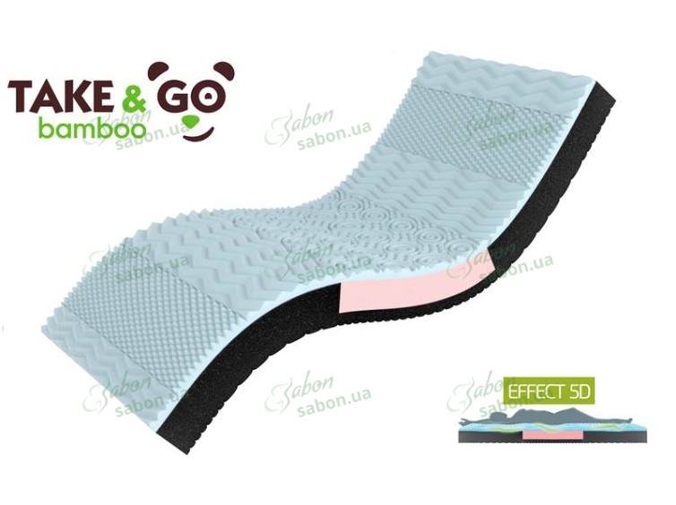 Матрас ортопедический Take&Go bamboo NeoBlue 3 