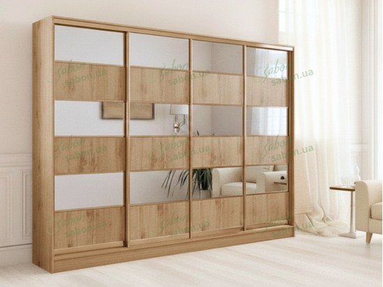 Шафа-купе Стандарт 4.2 чотиридверна H-220 2