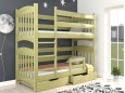 Деревянная двухъярусная кровать-трансформер Мелиса-ольха