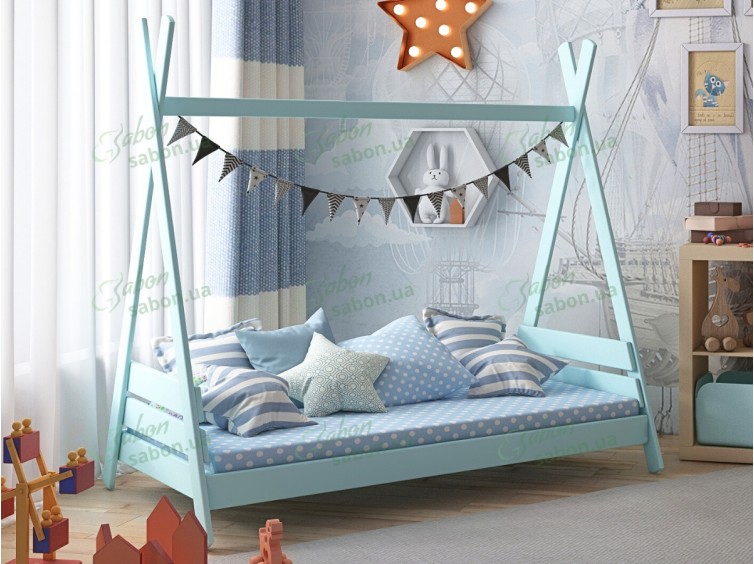 Дитяче ліжко-будиночок Дріма з натурального дерева 7 