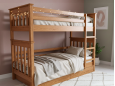 Деревянная двухъярусная кровать-трансформер Скандинавия мини 16
