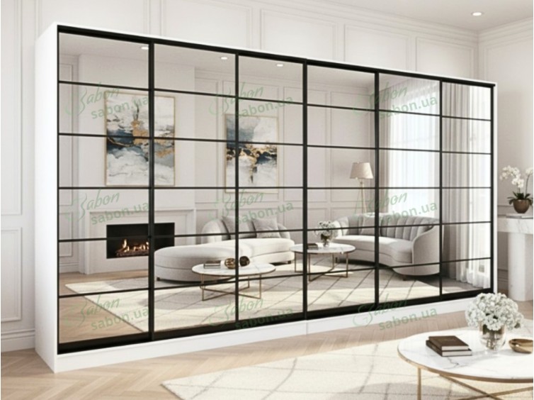 Шафа-купе Стандарт 7.1 шестидверна H-240 1