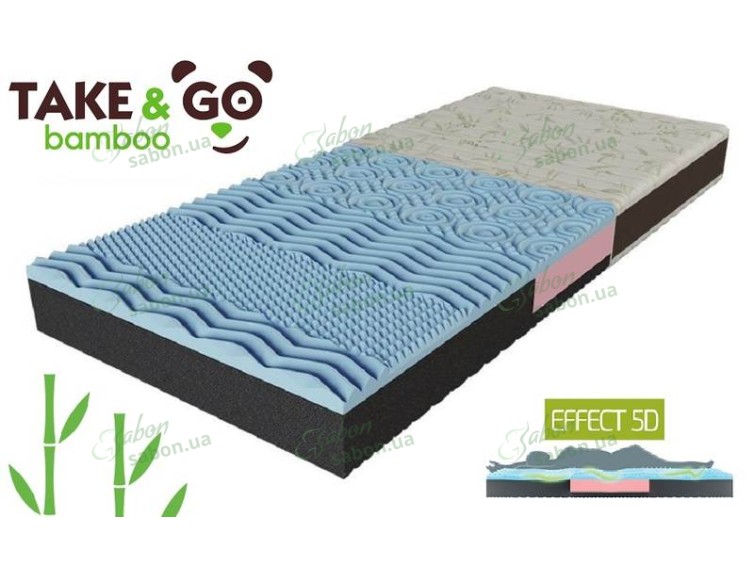 Матрас ортопедический Take&Go bamboo NeoBlue 1