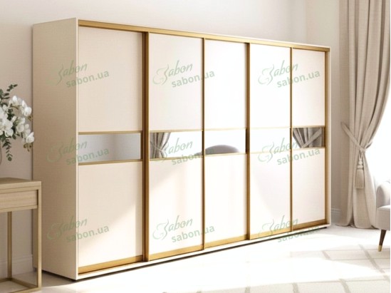 Шкаф-купе Стандарт 5.4 пятидверный H-240 2