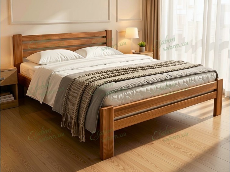 Дерев'яне ліжко Прем'єра вільха 1