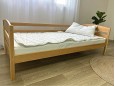 Дитяче ліжко Хьюго з натурального дерева 114