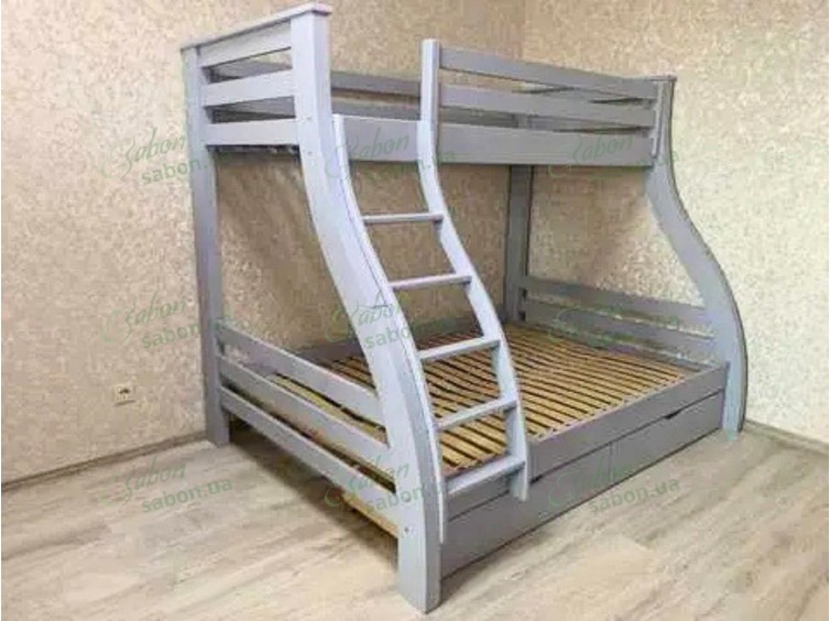 Деревянная двухъярусная кровать Аляска 11 