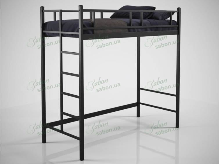 Металлическая двухъярусная кровать-чердак Фулхэм 2 
