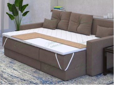 Ортопедичний міні-матрац Topper-futon 1 кокос жакард 2