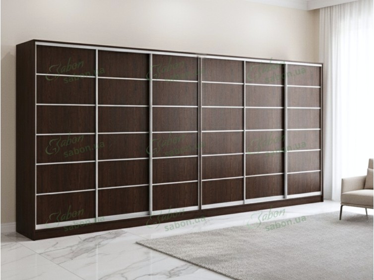 Шафа-купе Стандарт 4.1 шестидверна H-240 1