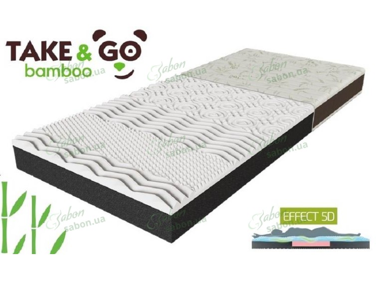 Матрас ортопедический Take&Go bamboo NeoBlack 1
