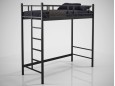 Металлическая двухъярусная кровать-чердак Фулхэм 12