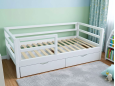 Дитяче ліжко Кевін з шухлядами з натурального дерева 13