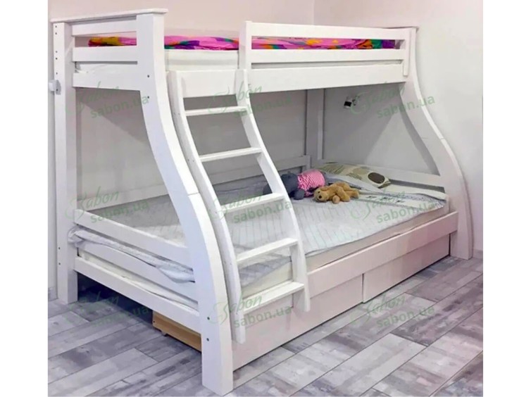 Деревянная двухъярусная кровать Аляска 16 