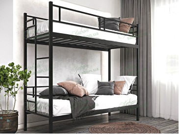 Металлическая двухярусная кровать Дабл