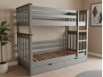 Деревянная двухъярусная кровать-трансформер Скандинавия мини 12