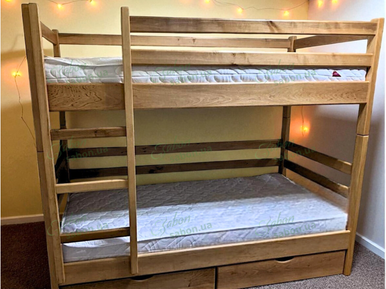 Деревянная двухъярусная кровать-трансформер Соня 1