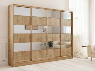 Шкаф-купе Стандарт 4.2 четырехдверный H-210
