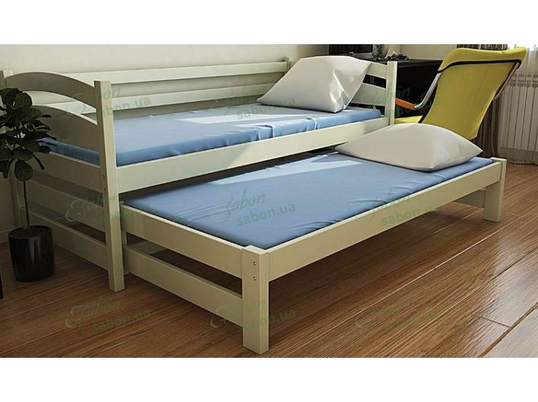 Ліжко дворівневе Бонні Дуо з натурального дерева 1