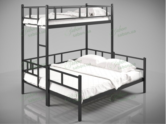 Металлическая двухъярусная кровать Фулхем ЛЮКС 2