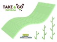 Мини-матрас ортопедический Take&Go bamboo Top Green