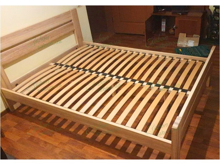 Дерев'яне ліжко Класік без лаку 3 