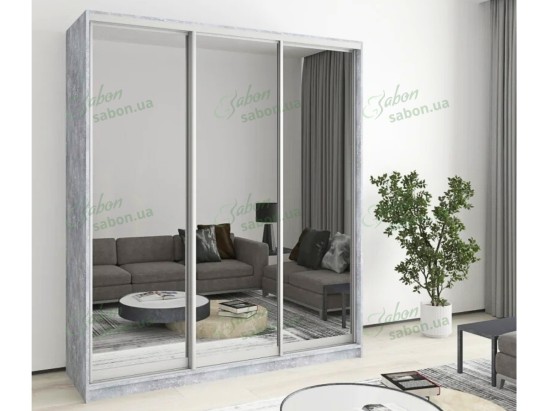 Шафа-купе Стандарт 10.1 тридверна H-210 2