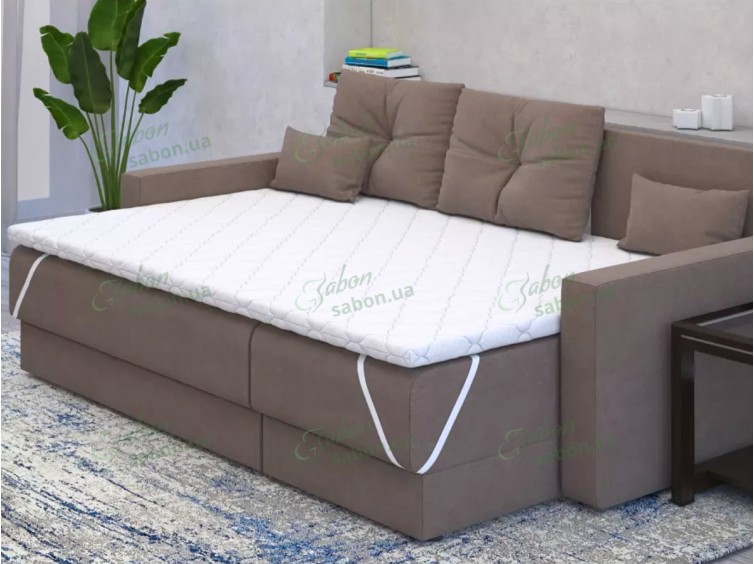 Ортопедичний міні-матрац Topper-futon 1 кокос жакард 3 