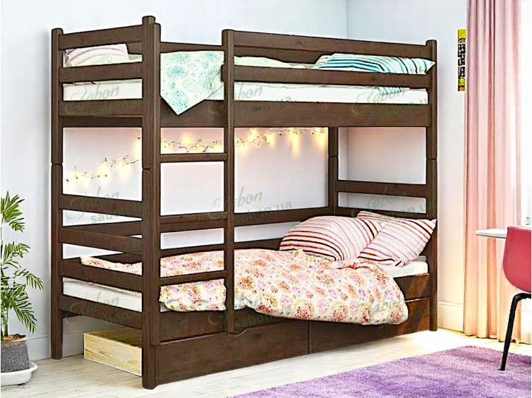 Деревянная двухъярусная кровать-трансформер Соня 3 