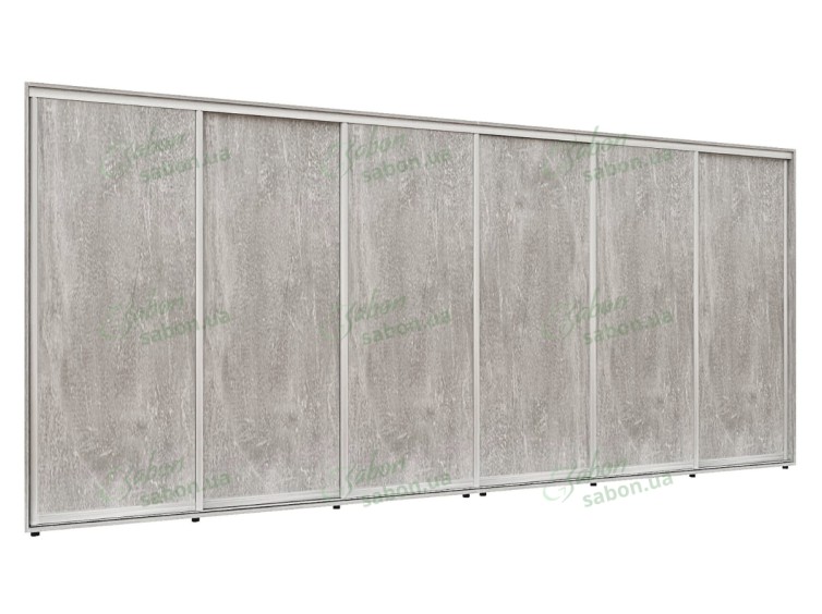 Шкаф-купе Стандарт 9 шестидверный H-210 1