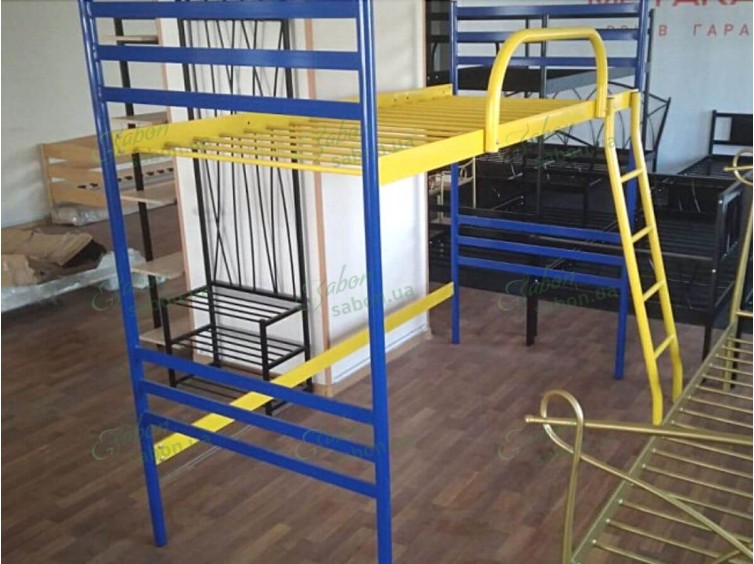 Металлическая двухъярусная кровать-чердак Флай Дуо Чердак 5 